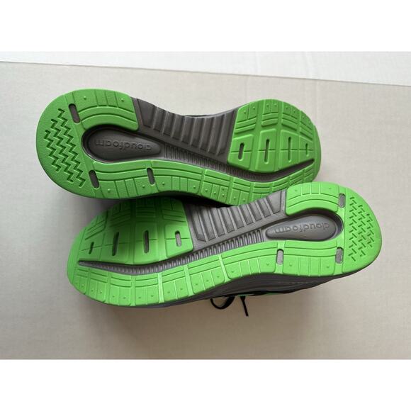 ADIDAS Galaxy 5 Running Shoe H04597 Sz 11 Black/Screaming Green Athletic - Picture 7 of 11